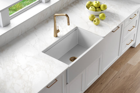 Oliveri - Oliveri Essente Square Neck Pull Out Mixer Tap Gold