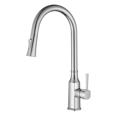 Modern National - Helena Pull-Out Kitchen Mixer Chrome