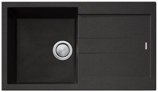 Oliveri - Santorini ST-BL1520 Reversible Single Bowl Topmount Sink With Drainer