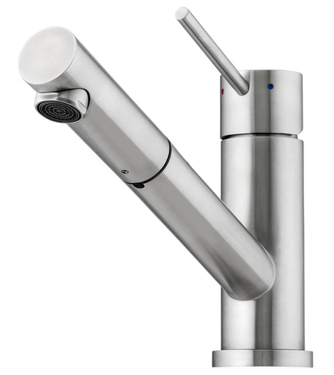 Oliveri - Essente 316 Stainless Steel Swivel Pull Out Mixer