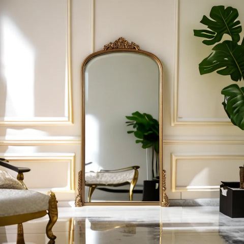 Antique Prague - Gold Antique Mirror
