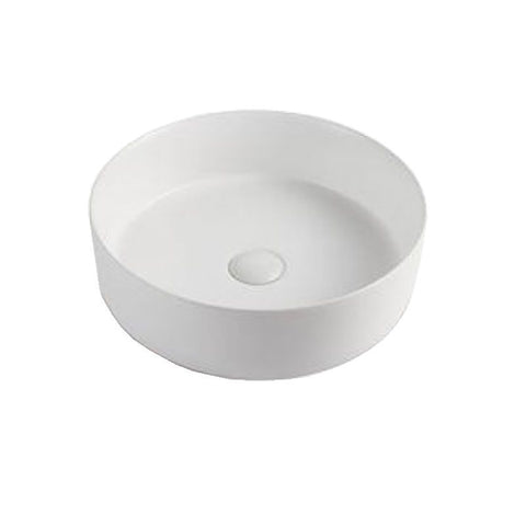 Poseidon - Ceto Round Gloss White Basin 35cm