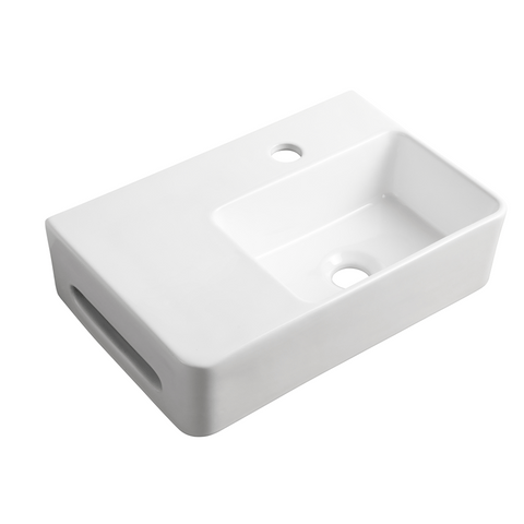 Alpine - Bailey Wall Basin (Right Hand Bowl) White