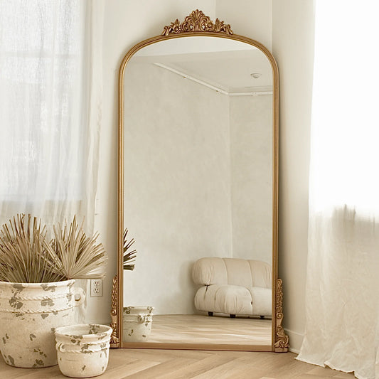 Antique Prague - Gold Antique Mirror