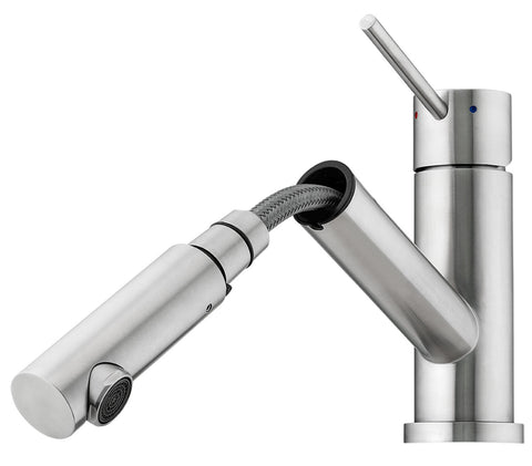 Oliveri - Essente 316 Stainless Steel Swivel Pull Out Mixer
