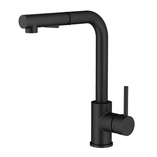 Zen - Pullout Kitchen/Laundry Mixer Tap Matte Black