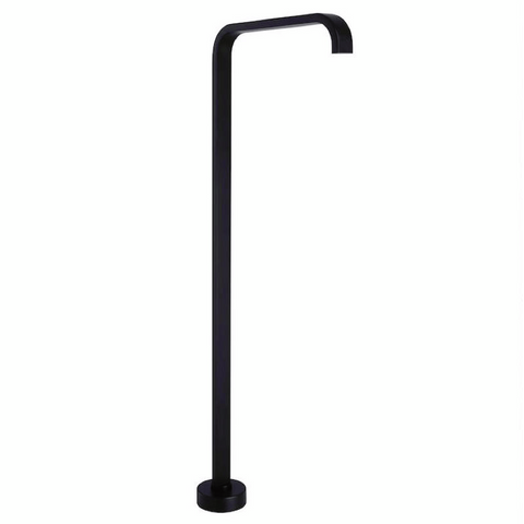 Alpine - Cube Freestanding Black Bath Spout