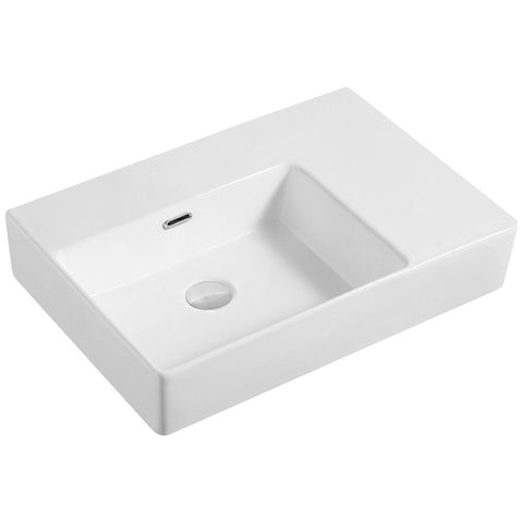 Alpine - Cube Wall Basin (Left Hand Bowl)