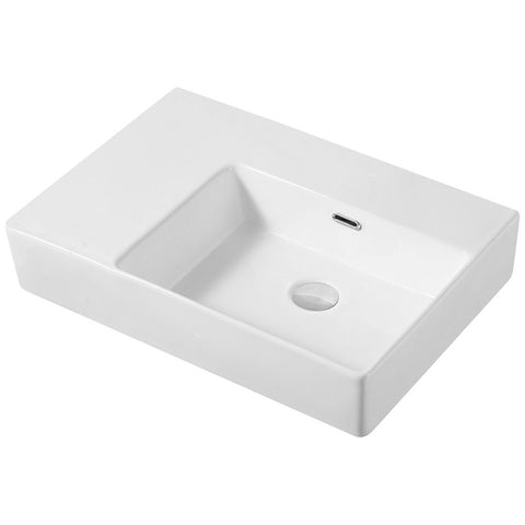 Alpine - Cube Wall Basin (Right Hand Bowl)