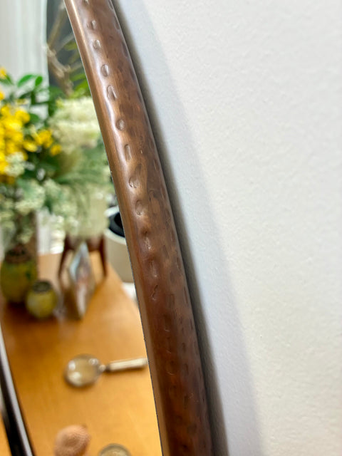Montana - Round Iron Framed Mirror Bronze 90cm