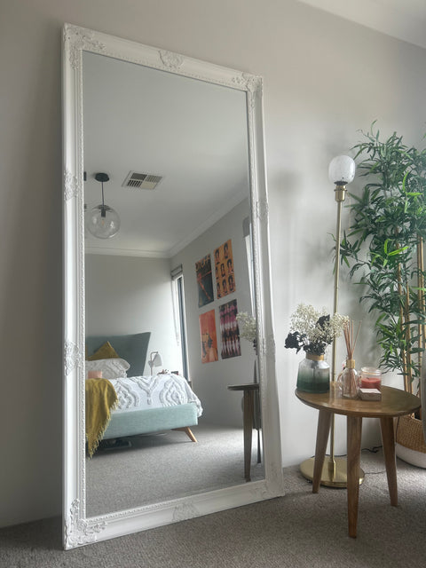 Antique Sienna Mirror White/Champagne