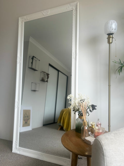 Antique Sienna Mirror White/Champagne