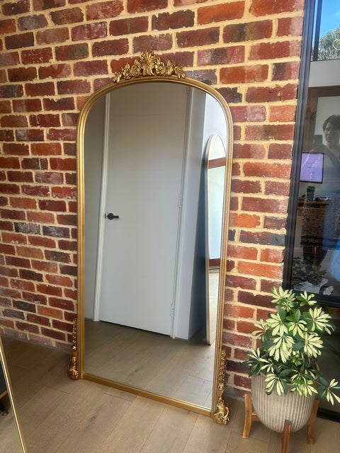 Antique Prague - Gold Antique Mirror