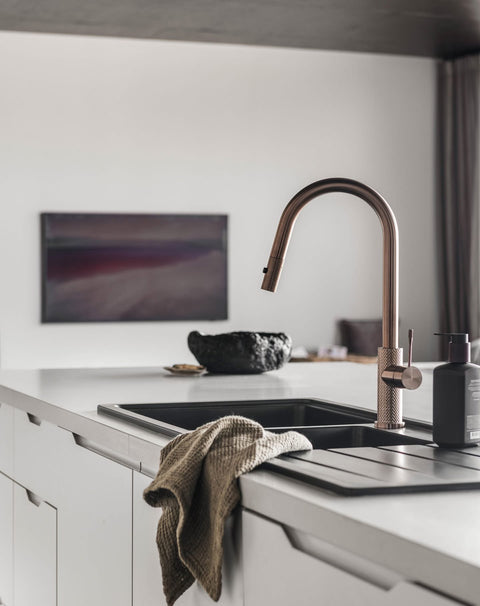 Nero - Opal Pull Out Sink Mixer With Vegie Spray Function