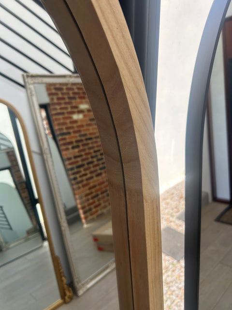 Arc of Eden Mirror Wooden Arched