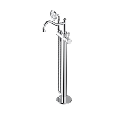 Modern National - Montpellier Freestanding Bath Mixer with Hand Shower 4 Colours