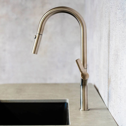 Symphony - Pull Out Mixer Tap Brushed Bronze