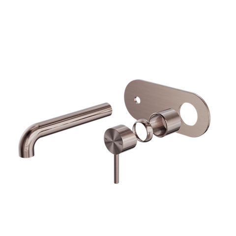 Nero - Zen Ss316l Wall Basin/Bath Mixer 185/230mm Spout Trim Kits Only
