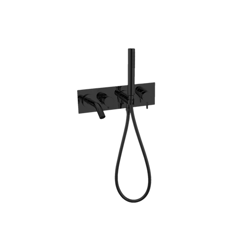 Nero - Mecca Wall Mount Bath Mixer With Hand Shower