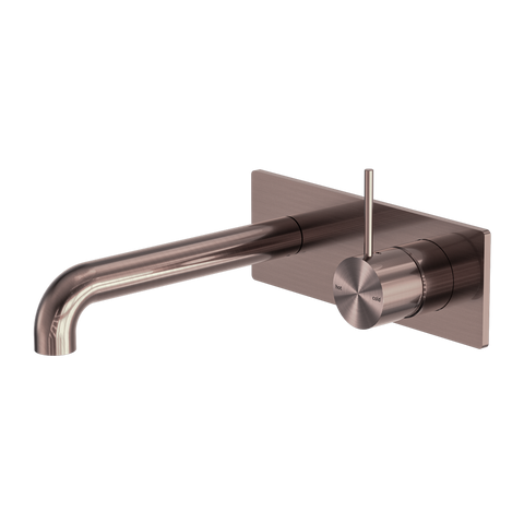 Nero - Mecca Wall Basin/Bath Mixer Handle Up 185mm