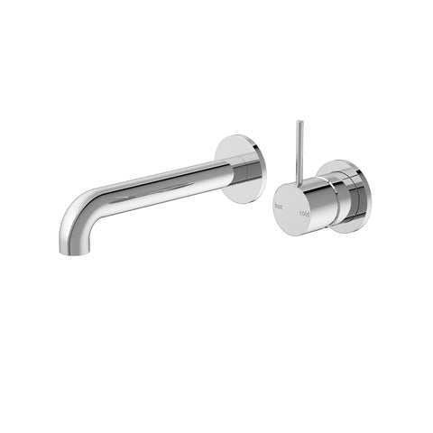 Nero - Mecca Wall Basin/Bath Mixer Handle Up 185mm