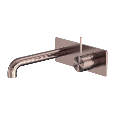 Nero - Mecca Wall Basin/Bath Mixer Handle Up 120/160/185/230/260mm