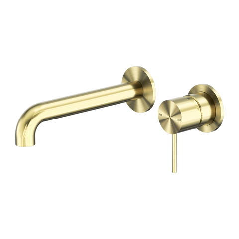 Nero - Mecca Wall Basin/Bath Mixer Separate Back Plate 120/160/185/230/260mm