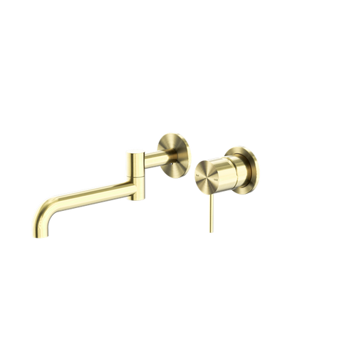 Nero - Mecca Wall Basin/Bath Mixer Swivel Spout 225mm