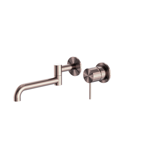 Nero - Mecca Wall Basin/Bath Mixer Swivel Spout 225mm