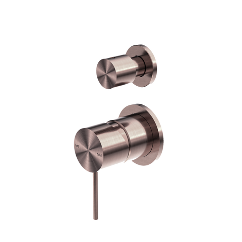 Nero - Mecca Shower Mixer With Divertor Separate Back Plate