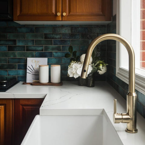 Nero - Pearl Pull Out Sink Mixer With Vegie Spray Function