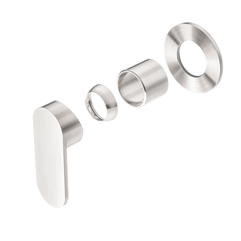 Nero - Ecco Shower Mixer 80mm Round Plate Trim Kits Only