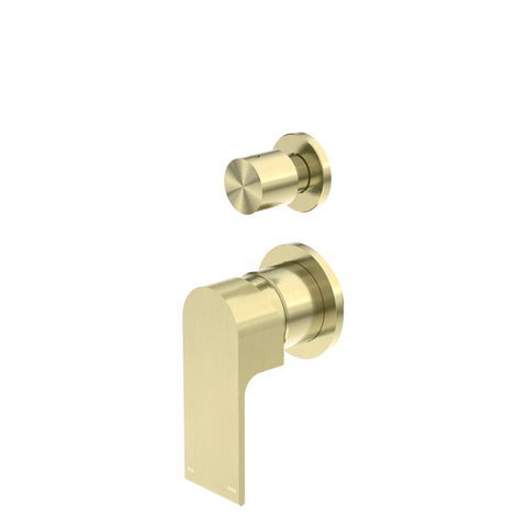 Nero - Bianca Shower Mixer With Divertor Separate Back Plate