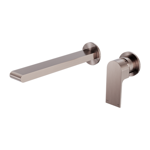 Nero - Bianca Wall Basin/Bath Mixer Separate Back Plate 187/230 Mm