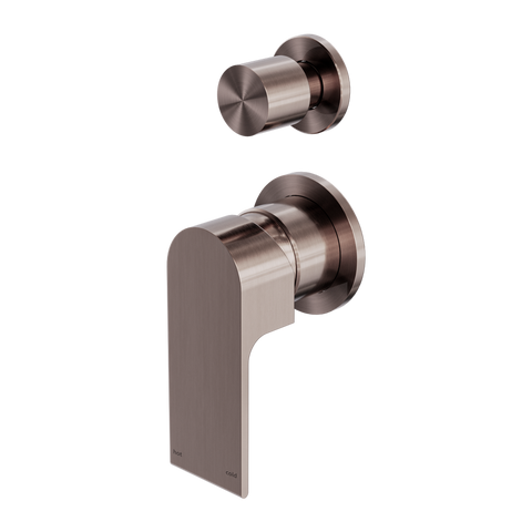 Nero - Bianca Shower Mixer With Divertor Separate Back Plate