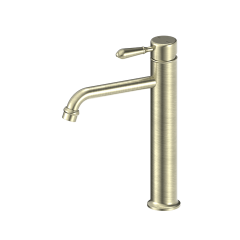 Nero - York Straight Tall Basin Mixer With Metal Lever