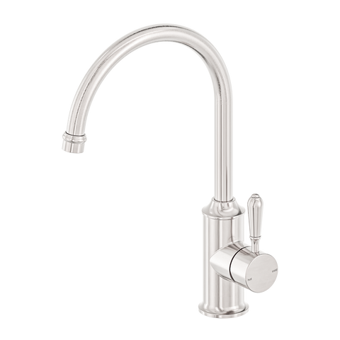 Nero - York Kitchen Mixer Gooseneck Spout With Metal Lever