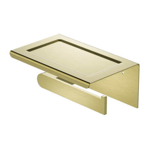 Nero - Bianca Toilet Roll Holder With Phone Holder