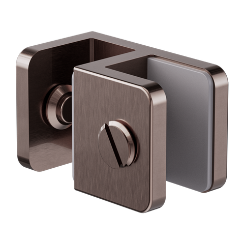 Nero - Over-Panel Glass To Glass Fitting 10mm Glass