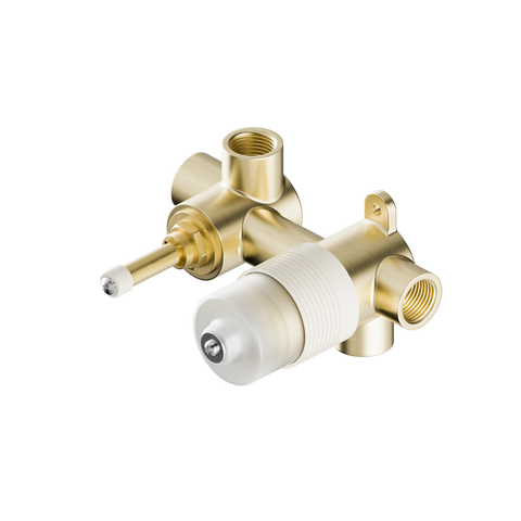 Nero - Premium 35mm Universal Shower Mixer With Divertor Horizontal Body Only