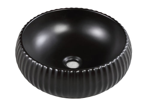Ceramic Exchange - Above Counter Round fluted Basin 3 Finishes