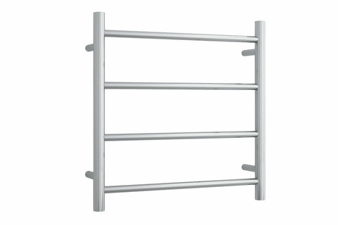 Thermogroup - Polished Stainless Steel 12Volt Round Ladder Heated Towel Rail W550xH550xD122mm