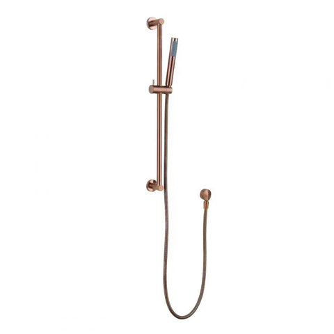Modern National - Star Hand Shower On Rail Champagne