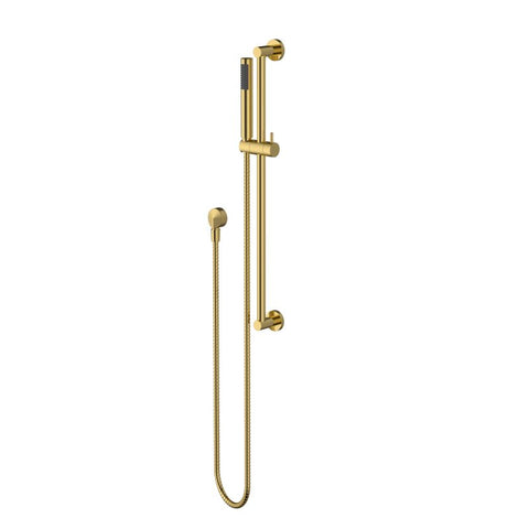 Modern National - Star Hand Shower On Rail Polished Brass