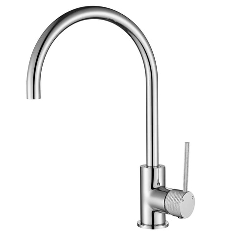 Modern National Star Mini Kitchen Mixer With Knurled Handle – Chrome Finish