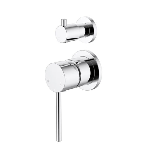 Modern National - Star Mini Shower Diverter Mixer Small Backplate