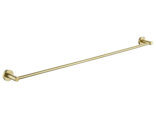 Modern National - Deluxe Single Towel Rail Brushed Bronze