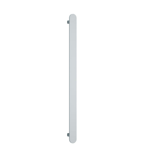 Thermogroup - Flat Pill 12V Vertical Single Heated Towel Rail Polished Stainless Steel W50xH900xD50mm