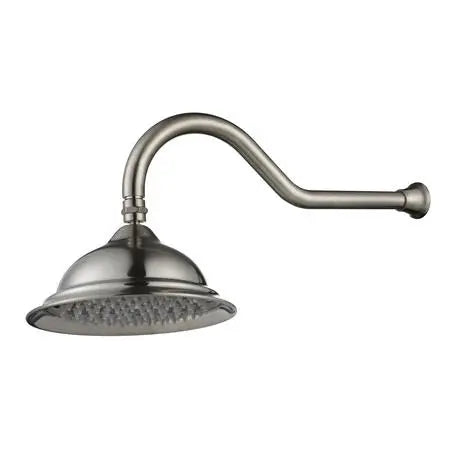 Modern National - Bordeaux Shower Arm & Rose Brushed Nickel