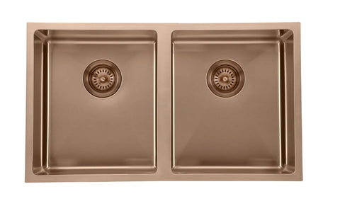 Modern National - Double Bowl Stainless Steel 4 Colour options